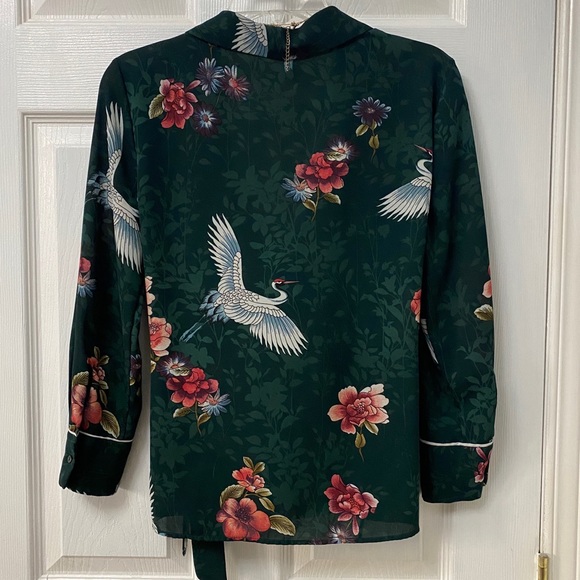 Zara flowy wrap around blouse - Picture 5 of 8